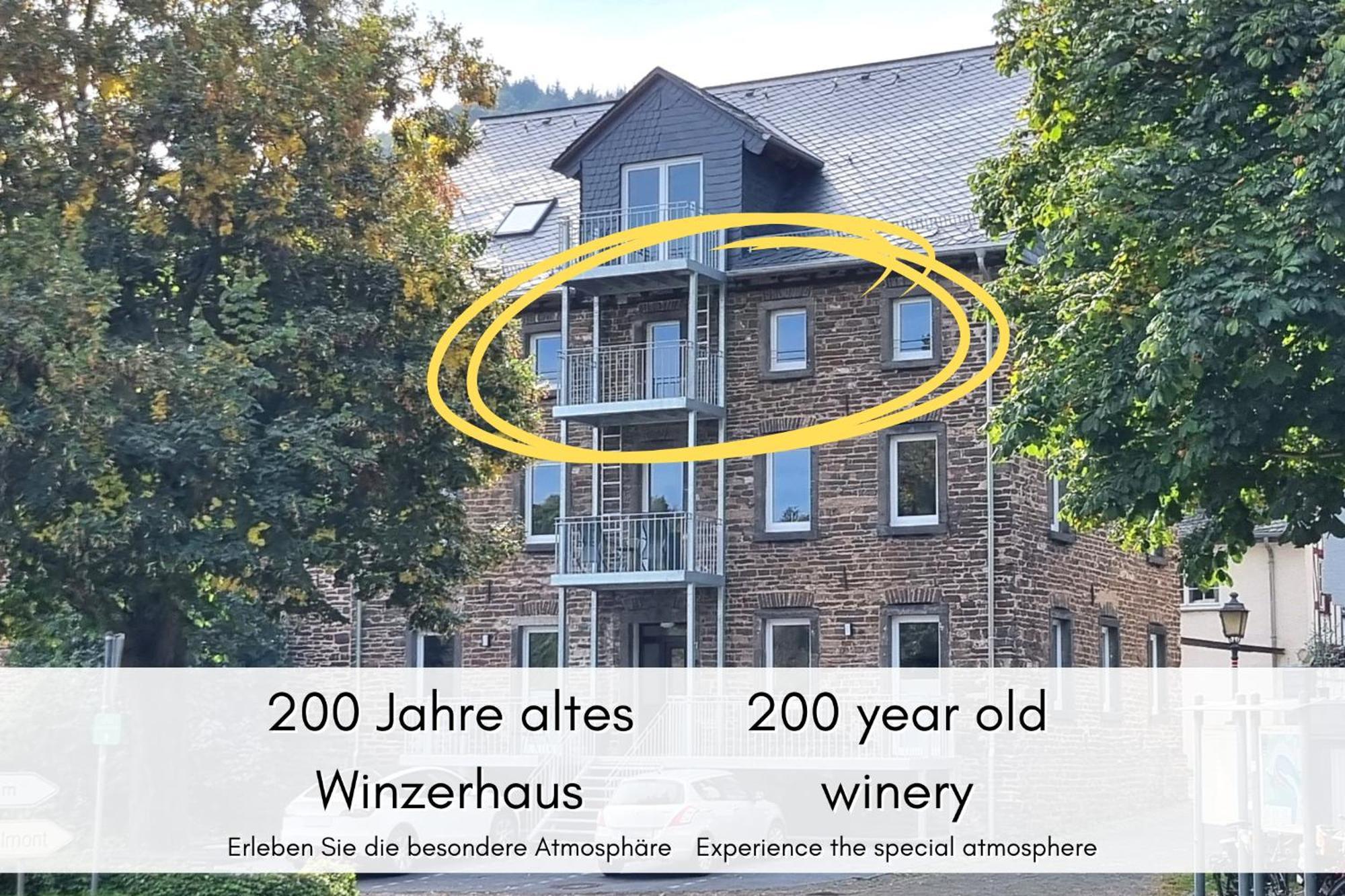 Апартаменты Winzerhaus Am Calmont - Raumwunder Mit Moselblick Бремм Экстерьер фото